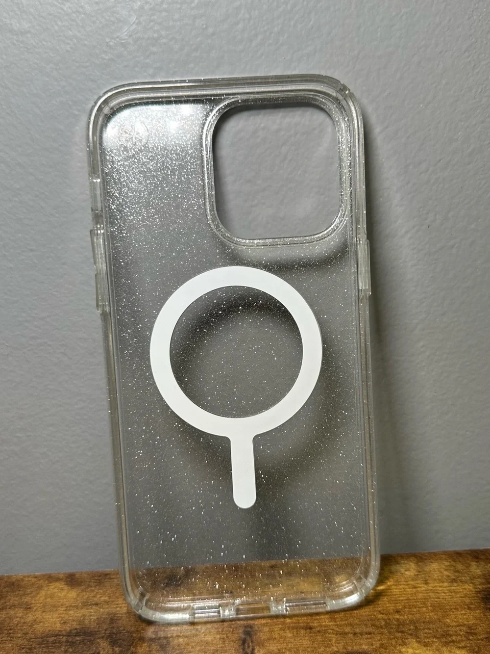 Clear sparkly iPhone 14 Pro Max Case